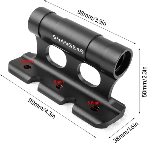 Miniatura 3 de Soporte de bicicleta de montaje, clip fijo para horquilla delantera de bicicleta, bloque de bicicleta de montaje en horquilla con adaptador de 4