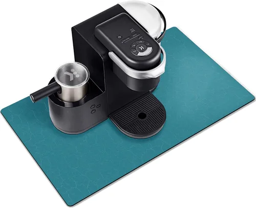 Miniatura 21 de Alfombrilla de bar de Golener, alfombrilla absorbente para derrames de cafetera, tapete protector de mostrador debajo de la máquina de espresso