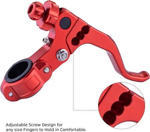Miniatura 3 de Palanca de embrague de acrobacias CNC corta universal de 7/8" 22mm para motocicleta, manija de embrague de aleación de aluminio, compatible