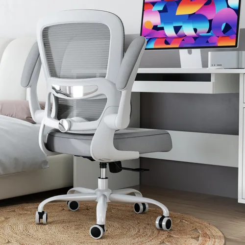 Miniatura 8 de TRALT Silla de oficina – Silla de escritorio ergonómica con soporte lumbar ajustable, silla de computadora de malla, sillas ejecutivas para oficina