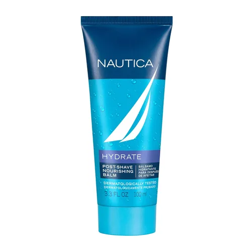 Nautica Grooming - Bálsamo para después del afeitado, 3.3 onzas líquidas (paquete de 1), notas de pomelo, lavanda y madera, fragancia para hombre,