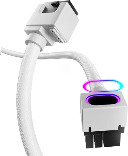 Miniatura 21 de AsiaHorse Hydrus-24PIN PC PSU Extensión de Cable ARGB LED, Cable de Extensión de Energía de la Placa Madre de Cobre Diseño Integrado, 2000W de Negro