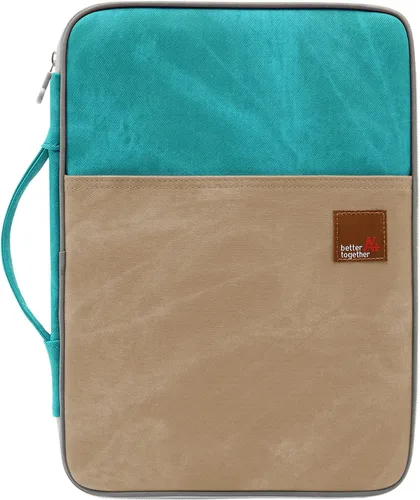 Miniatura 18 de Documento A4 Bolsa Estuche Impermeable Organizador Portafolio Oficina Viaje Cremallera Multi-Función Bolsa 01-azul oscuro