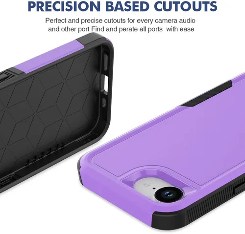 Miniatura 265 de Jeylly Funda para iPhone SE/Funda para iPhone 5S, Exterior de Plástico Duro que Absorbe Golpes + Interior de Silicona de Goma Defensor contra