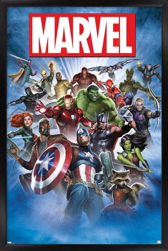 Miniatura 5 de Trends International Marvel Comics - Póster de pared con foto de grupo, 22.375 x 34 pulgadas, versión premium sin marco