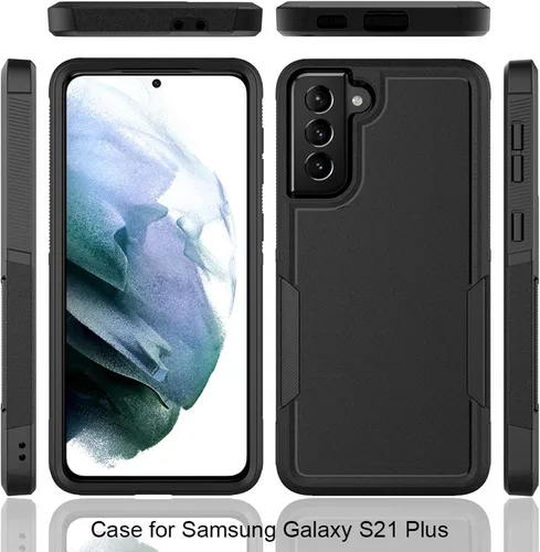 Miniatura 9 de Funda para Samsung Galaxy S21 Plus: funda protectora de doble capa resistente para teléfono celular a prueba de golpes con protector de pantalla