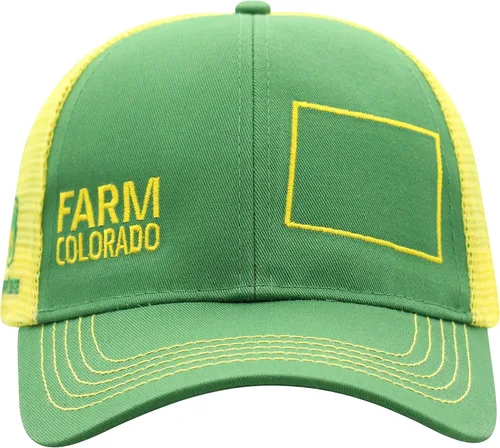 Miniatura 121 de John Deere Gorra de béisbol con logotipo y malla trasera con contraste, para hombre