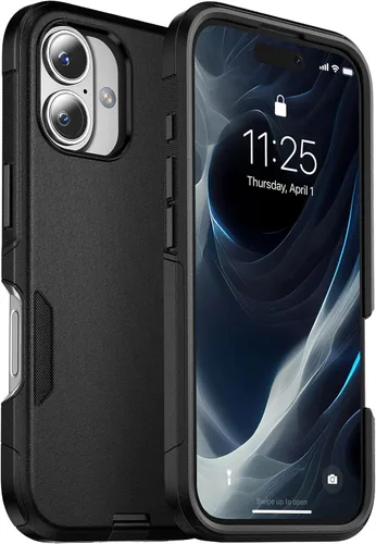 Miniatura 26 de jaroco Funda para iPhone 13 y Funda para iPhone 14 y Funda para iPhone 15 [Protección de Servicio Pesado][Protección contra Caídas de Grado