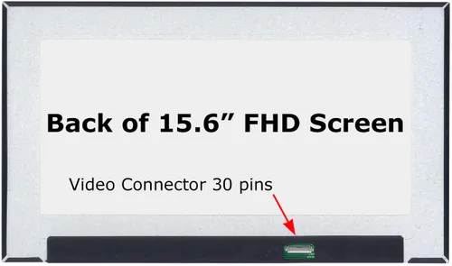 Miniatura 2 de SCREENARAMA Nueva pantalla de repuesto para Dell Inspiron 5510 5515 5518 P106F001 (FHD 30pin IPS) pantalla LCD LED con herramientas y cinta FHD