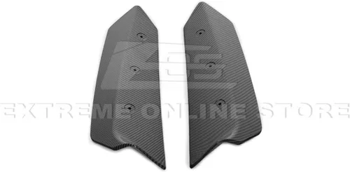 Miniatura 8 de Repuesto para modelos Chevrolet Corvette C8 2020 Par de mimbres adicionales de alerón de tapa trasera de maletero estilo Z51