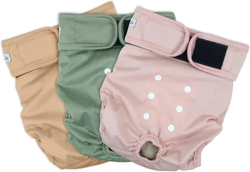 Miniatura 2 de Pañales lavables para perras – Pañales reutilizables de primera calidad para perras en celo – Pañales para perras altamente absorbentes