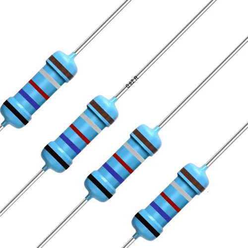 Miniatura 9 de California JOS 100 unidades de resistencia de 0.12 ohmios 1/4w (0.25 W) Resistencia fija de película metálica de tolerancia ±1%, más de 189 valores