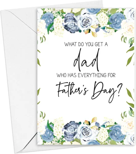 Tarjeta de anuncio de embarazo para papá, tarjeta de revelación de bebé para abuelo: ¿Qué obtienes un papá que lo tiene todo para su día del padre