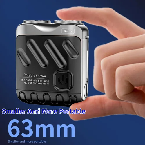 Miniatura 4 de R-12 - Afeitadora eléctrica de equipaje, afeitadora de barba mini y diseño de maleta portátil, mini maquinilla de afeitar eléctrica, afeitadoras