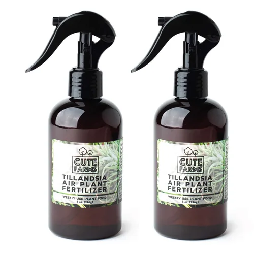 Miniatura 9 de Cute Farms Tillandsia Fertilizante para plantas de aire, fórmula suave de uso semanal, alimento vegetal Nutrientes formulados para plantas de aire