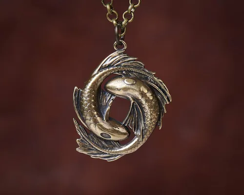 Miniatura 52 de Collar Yin Yang para hombre, joyería colgante de alta calidad de aspecto antiguo, regalos de Yin Yang, joyería vikinga para hombres