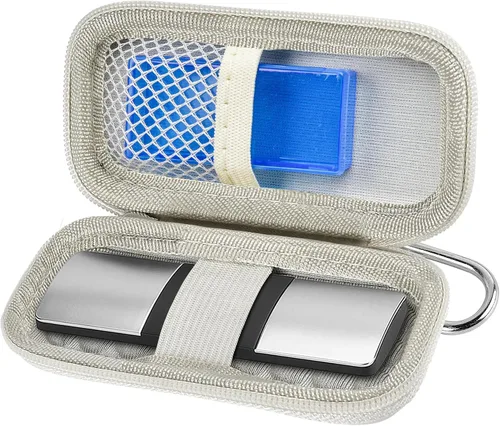 Funda para monitor cardíaco compatible con AliveCor Kardia Mobile ECG/para KardiaMobile 6L para dispositivos Apple y Android, solo funda (blanco)