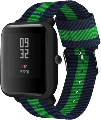 Miniatura 9 de 20MM Nylon Reemplazo Accesorio Reloj Banda Pulsera Pulsera para Huami Xiaomi Amazfit Bip Smart Watch