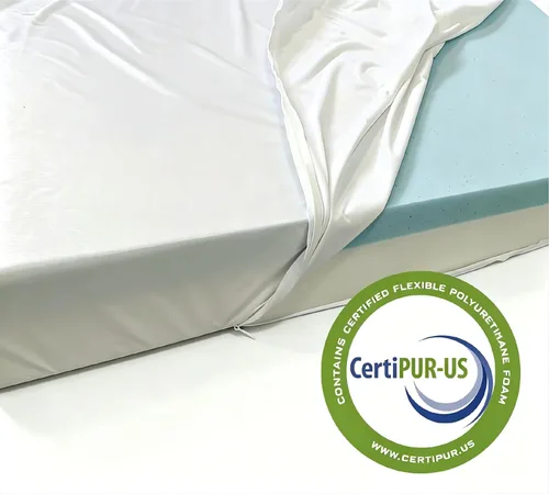 Miniatura 5 de Cama ortopédica para perros grande de 48 x 30 x 9 pulgadas, cama de espuma viscoelástica sólida para aliviar la artritis y displasia de cadera