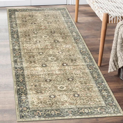 Miniatura 58 de ReaLife Rugs Alfombra pasillo lavable a máquina - Sala de estar, dormitorio, baño, cocina, entrada, oficina - Acolchada de pelo bajo, resistente a