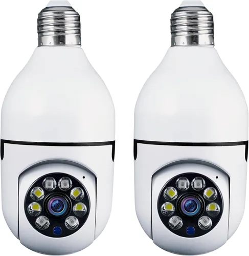 Cámara de seguridad, conversación bidireccional 1080P HD video WiFi cámara inteligente, visión nocturna para interiores y exteriores, detección de
