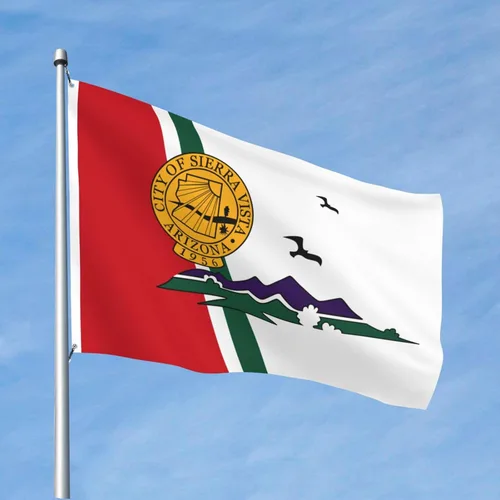 Miniatura 2 de Bandera de Sierra Vista, bandera de Arizona, 4 x 6 pies, banderas de doble cara para exteriores, bandera duradera para decoración del hogar, patio