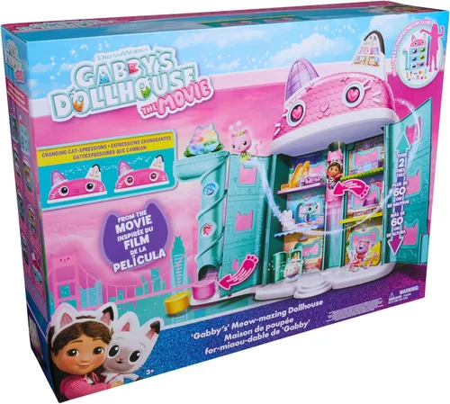 Miniatura 2 de DREAMWORKS GABBY'S DOLLHOUSE: Gabby's Cat Dollhouse, figura inspirada en películas y accesorios, juguetes para niños y niñas a partir de 3 años