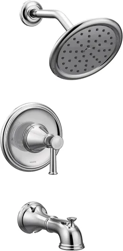 Miniatura 8 de Moen T2313BN Belfield Posi-Temp - Kit de molduras para bañera/ducha sin válvula, níquel cepillado cepillado níquel