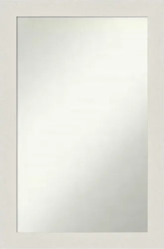 Miniatura 104 de Amanti Art Espejo de baño blanco para sobre el fregadero, 24 x 24 pulgadas, hecho a medida, espejo de tocador cuadrado blanco estrecho, marco