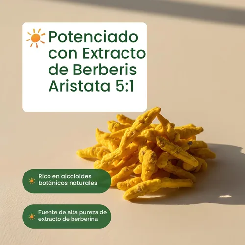 Miniatura 6 de Suplemento de Berberina NatureBell 500mg 300 Cápsulas Vegetarianas, 97% Berberina HCL Pura – Extracto de Raíz 5:1 – Basado en Plantas, Vegano, Sin