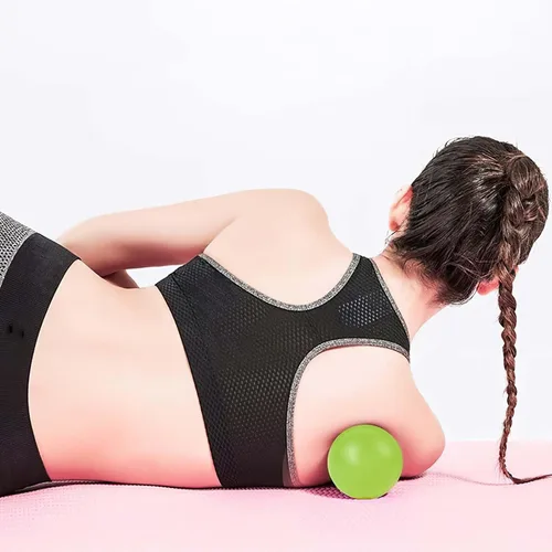 Miniatura 6 de Pelota de lacrosse para masaje WOVTE para músculos doloridos, hombros, cuello, espalda, pies, cuerpo, tejido profundo, punto de activación, nudos