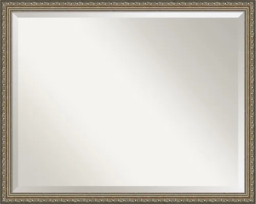 Miniatura 9 de Amanti Art Espejo de baño de madera, espejo de pared plateado parisino para usar como espejo de tocador de baño sobre el fregadero