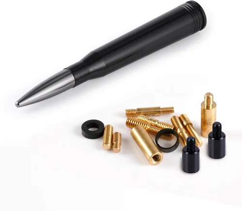 Miniatura 4 de BJSIA Antena universal mejorada para automóvil compatible con Ford, Dodge, Chevrolet, GMC, Jeep, Toyota Truck Antena - Hecha de billet resistente