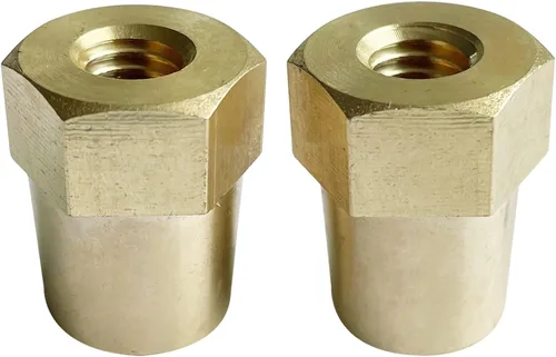 Miniatura 6 de Ampper 3/8"-16 rosca hembra de terminal de batería de latón adaptador de poste de terminal de batería postes de carga para extensión de perno