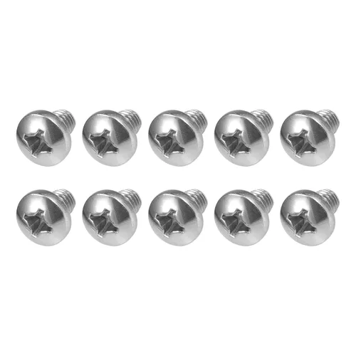 Miniatura 61 de METALLIXITY Tornillos de máquina (M2 x 0.118 in), 30 unidades, pernos Phillips cruzados de acero inoxidable 304, para instalación de muebles