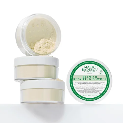 Miniatura 9 de Mario Badescu Polvo facial reparador de manchas curativas especiales para pieles grasas y problemáticas, reduce el brillo de la zona T