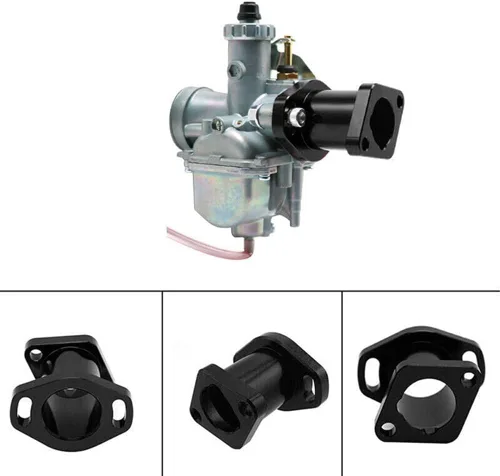 Miniatura 4 de Tubos de admisión de alto rendimiento CNC de aluminio con junta y tornillo para VM22 26mm Predator 196cc 212ccc CT200U Honda GX160 GX200 6.5HP OHV