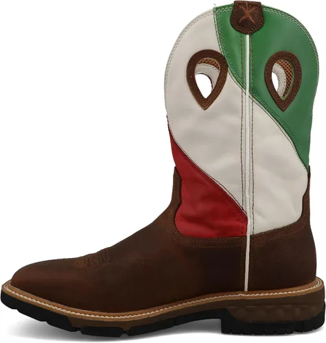Miniatura 3 de Twisted X Men's 11" Western Work Boot, Safety Toe, Ginger & Pear, 7 D