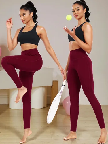 Miniatura 4 de NELEUS Women's High Waist Running Workout Leggings for Yoga with Pockets