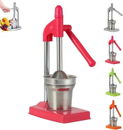 Exprimidor manual de hierro fundido, exprimidor manual de hierro fundido resistente, máquina trituradora para jugo de naranja de limonada fresca,