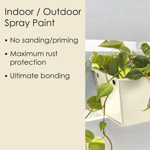 Miniatura 198 de Krylon Fusion - Pintura en aerosol adhesiva todo en uno para uso en interiores y exteriores, 12 onzas, aluminio