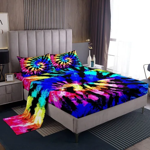 Miniatura 34 de Feelyou Juego de sábanas para niños con diseño de aguacate, ropa de cama bonita con frutas para niños y niñas, 1 sábana encimera y 1 sábana bajera