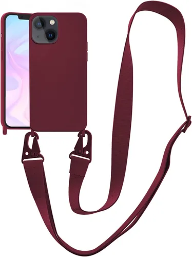 Miniatura 19 de Funda compatible con iPhone 13 con correa, funda cruzada para iPhone con cordón, ajustable, a prueba de golpes, protección contra caídas, funda