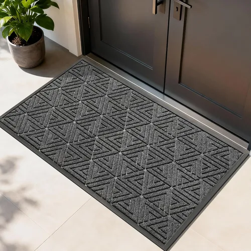 Miniatura 94 de Yimobra Alfombra para Puerta Delantera Exterior Entrada 29.5x17, Impermeable Resistente Alfombras Exteriores para Puerta Delantera, Alfombra