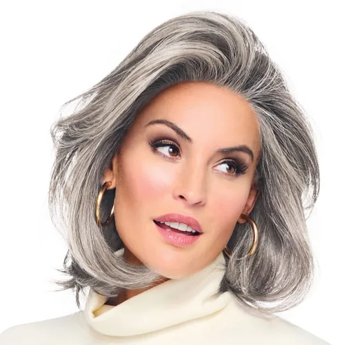 Miniatura 40 de Raquel Welch Flying Solo - Peluca de página para niño, 100% atada a mano por ropa de pelo, gorra pequeña promedio, RL4/10SS Iced Java Java helado