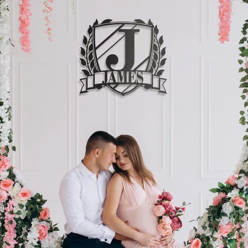 Miniatura 7 de Metal Custom Name Sign Personalized - Customized Last Name Signs Wall Decor Surname Sign - Personalized Wedding Gifts Metal Family Name Sign Outdoor