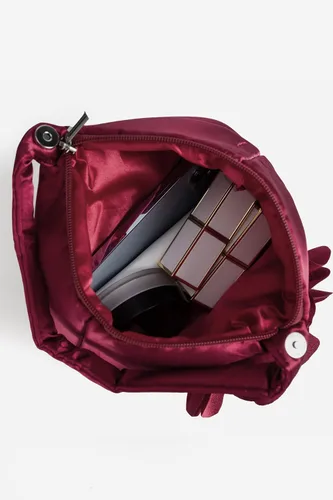 Miniatura 5 de BABEYOND Bolsos de mano para mujer, bolsos de noche de satén con flores, bolso de pulsera elegante para fiestas, uso diario, boda