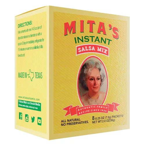 Miniatura 5 de Mita's Salsa Mix ,hace 16 cuencos de salsa fresca, listos en cuestión de segundos. ¡Solo tienes que añadir tomates cortados en cubitos!
