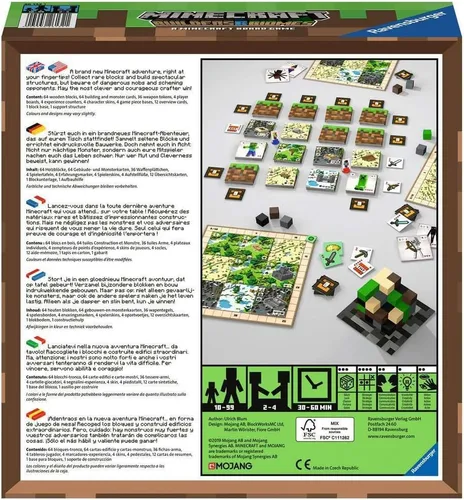 Miniatura 2 de Ravensburger Minecraft: Builders & Biomes - Juego de mesa de estrategia atractivo Ideal para 2 a 4 jugadores Perfecto para edades de 10 años