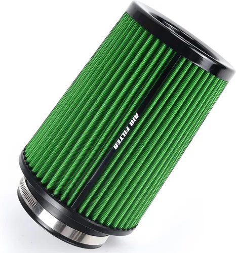 Miniatura 13 de Filtro de entrada de aire frío de 3 3.5 4 pulgadas 76mm 89mm 101mm de alto rendimiento lavable 3 tamaños en 1 Filtro de aire cónico de sujeción negro